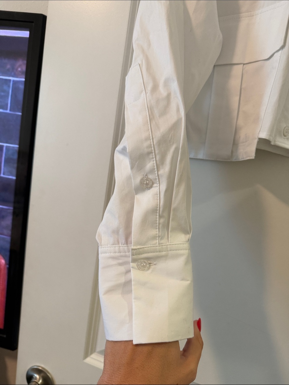 Zara Cropped Shirt - Picture 4 of 5